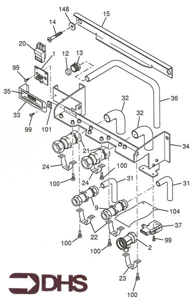 Exploded Diagram for WATER VALVE