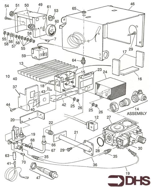 Exploded Diagram for BURNER