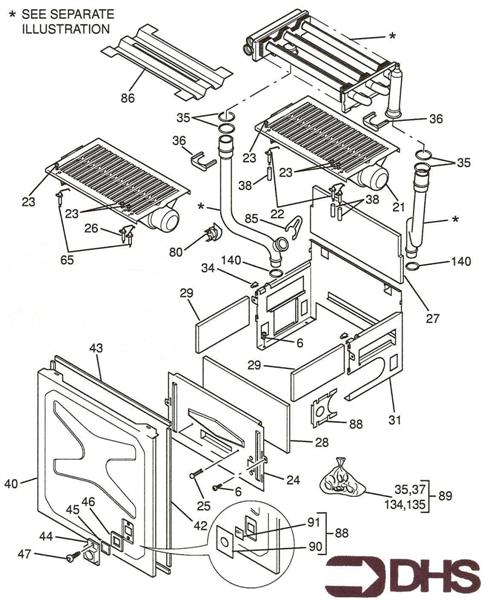 Exploded Diagram for BURNER