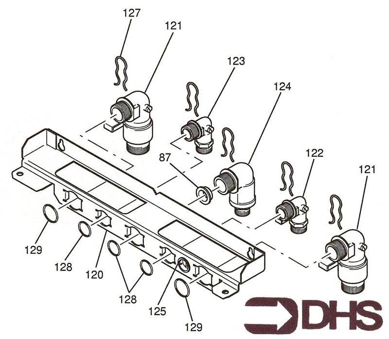 Exploded Diagram for WATER VALVE