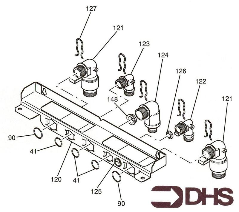Exploded Diagram for WATER VALVES
