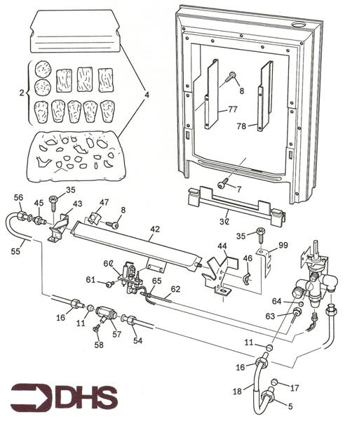 Exploded Diagram for FUEL EFFECTS/PILOT
