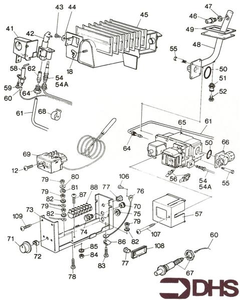Exploded Diagram for BURNER
