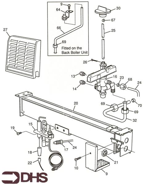 Exploded Diagram for BURNER
