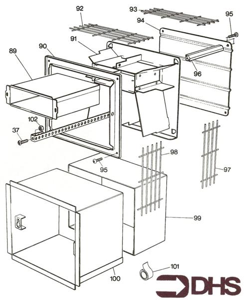 Exploded Diagram for AIR DUCT ASSY
