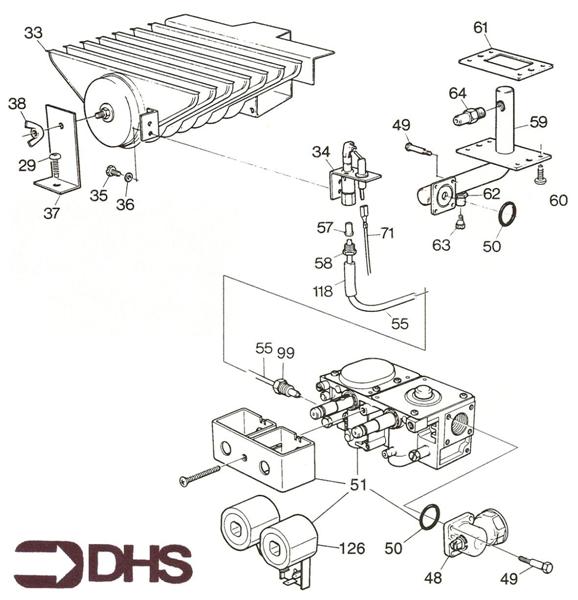 Exploded Diagram for THERMOSTAT ASSY