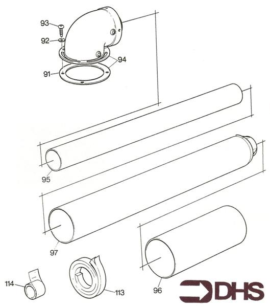 Exploded Diagram for AIR DUCT ASSY