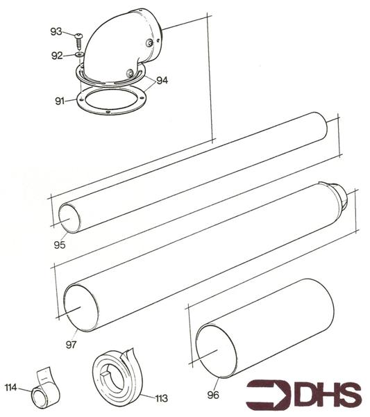 Exploded Diagram for AIR DUCT ASSY