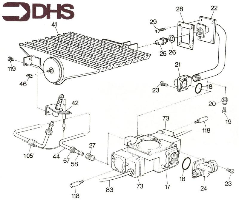Exploded Diagram for THERMOSTAT ASSY