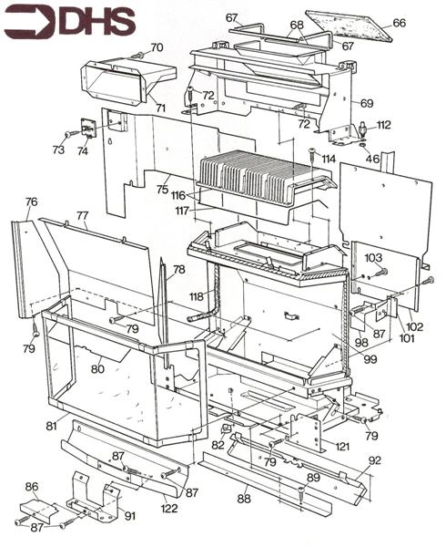 Exploded Diagram for HEAT EXCHANGER