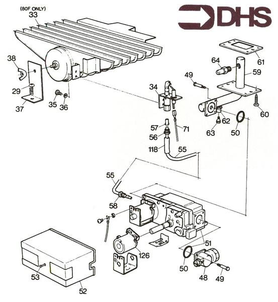 Exploded Diagram for THERMOSTAT ASSY