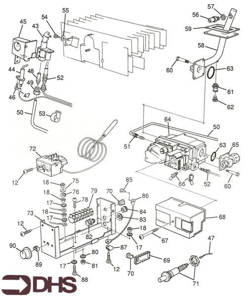 Exploded Diagram for THERMOSTAT ASSY