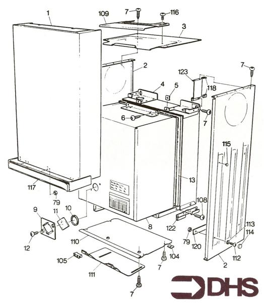 Exploded Diagram for CASING ASSY