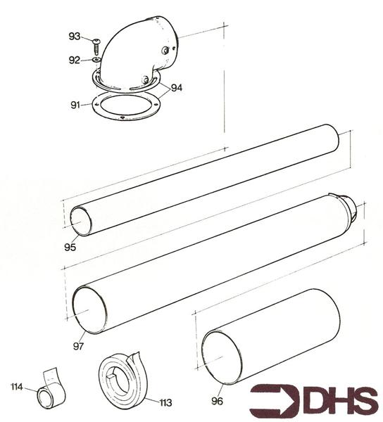 Exploded Diagram for AIR DUCT ASSY