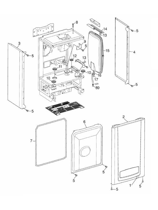 Exploded Diagram for CASING