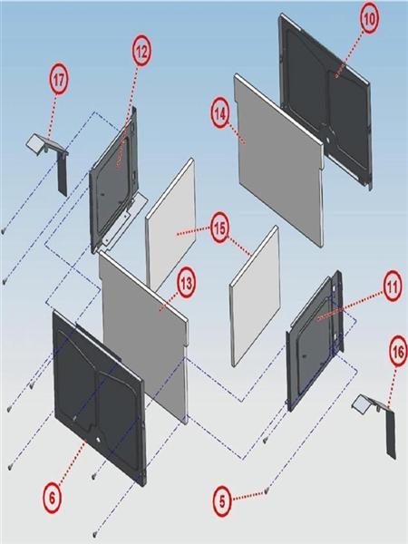 Exploded Diagram for COMBUSTION CHAMBER