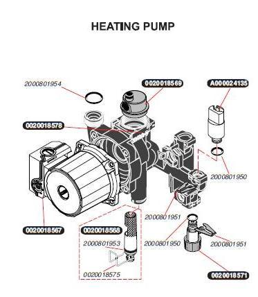 Exploded Diagram for HEATING PUMP