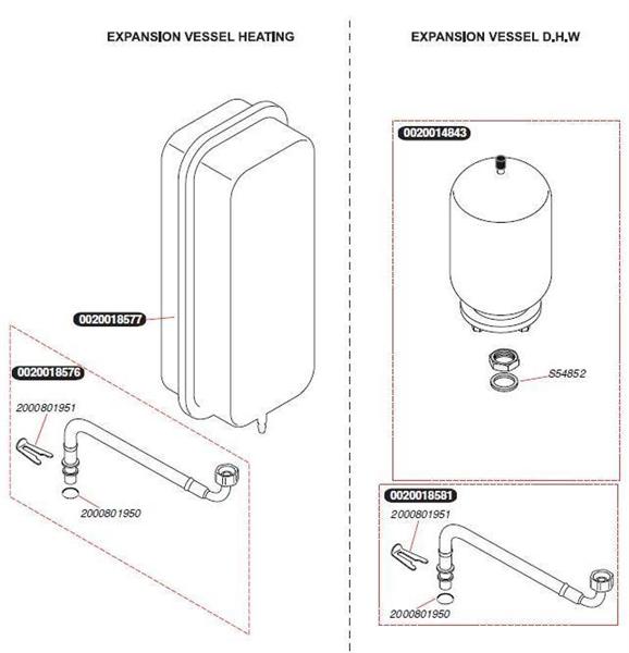 Exploded Diagram for EXPANSION VESSELS
