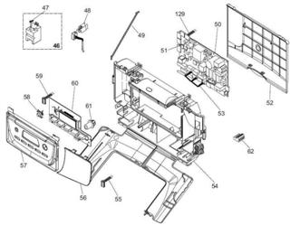 Exploded Diagram for CONTROL PANEL