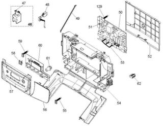 Exploded Diagram for CONTROL PANEL