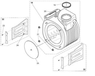 Exploded Diagram for HEAT EXCHANGER