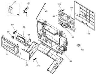 Exploded Diagram for CONTROL PANEL