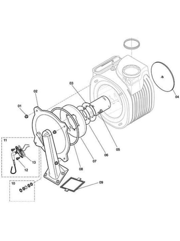 Exploded Diagram for BURNER