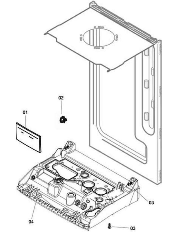 Exploded Diagram for BASE PANEL