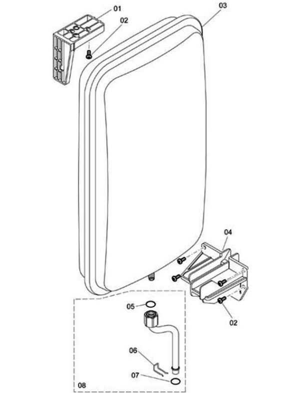 Exploded Diagram for EXPANSION VESSEL