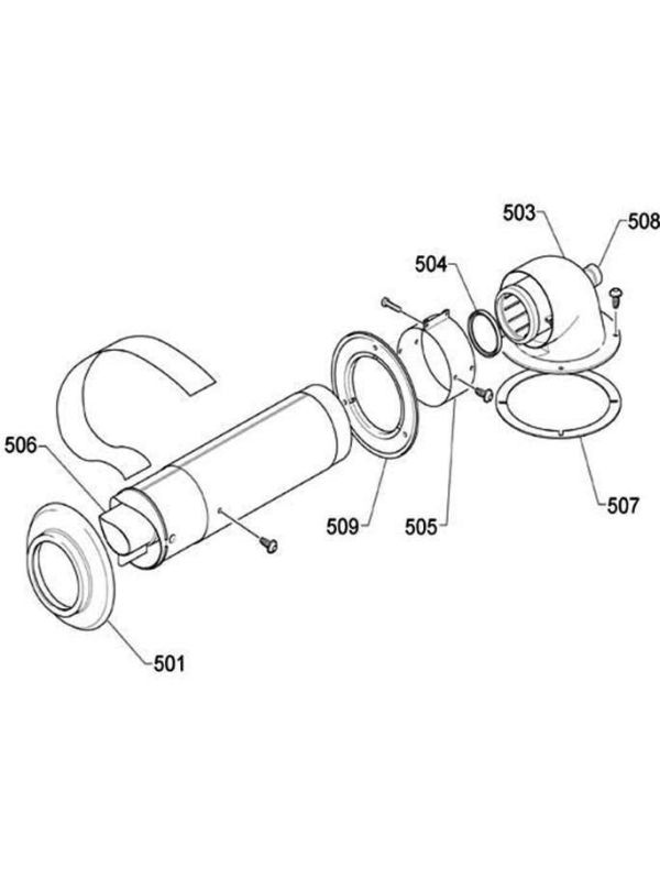 Exploded Diagram for TELESCOPIC FLUE