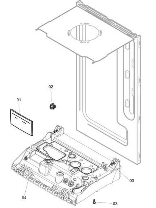 Exploded Diagram for BASE PANEL