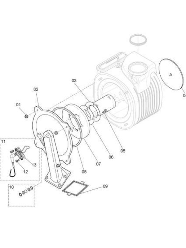 Exploded Diagram for BURNER