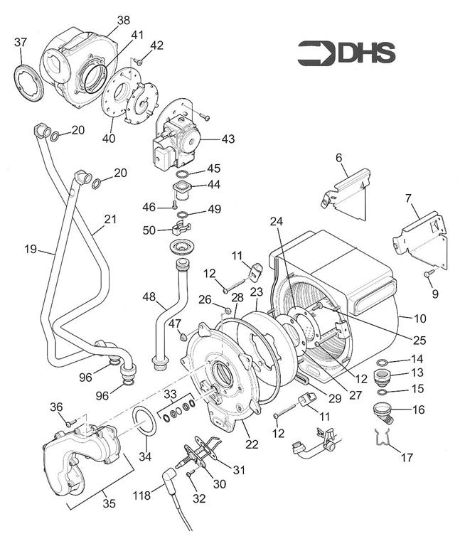 Exploded Diagram for FAN