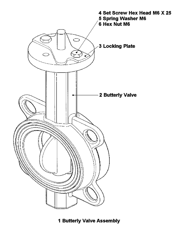 BUTTERFLY VALVE ASSEMBLY logo