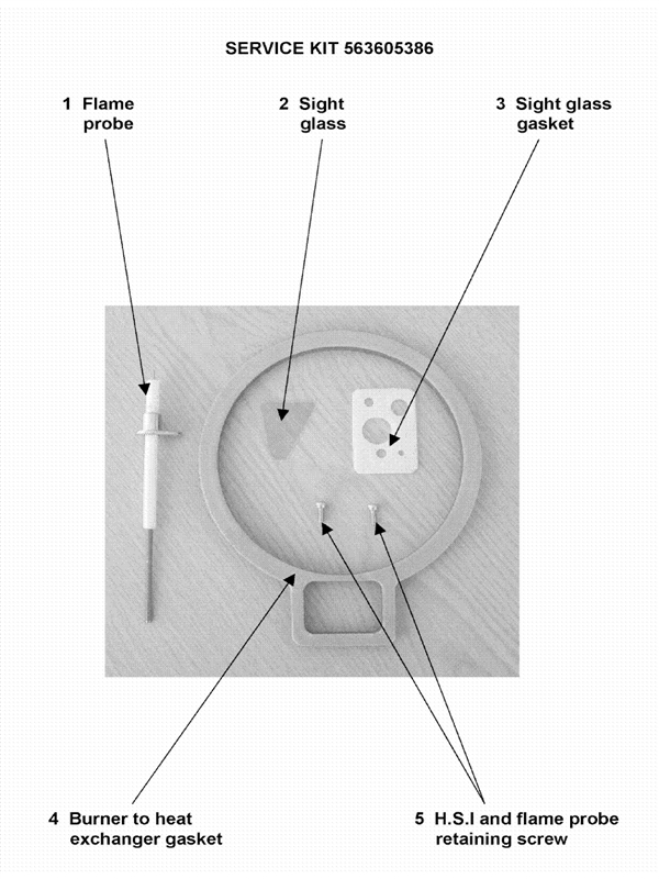 Exploded Diagram for SERVICE KIT