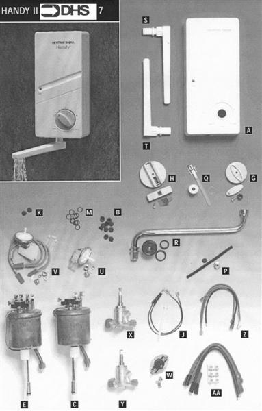 Exploded Diagram for COMPLETE MODEL