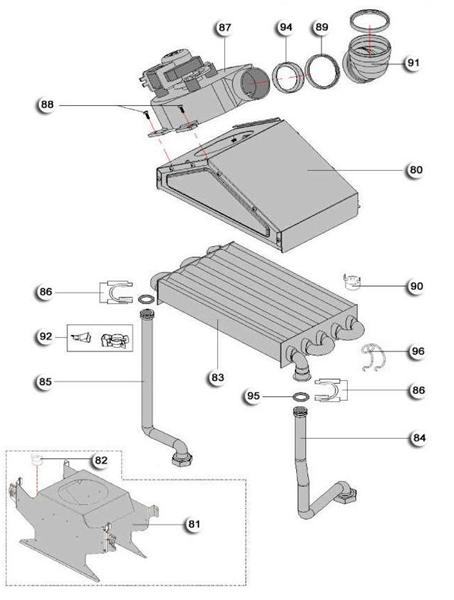 Exploded Diagram for FLUE