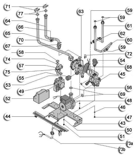 Exploded Diagram for HYDROBLOCK GROUP