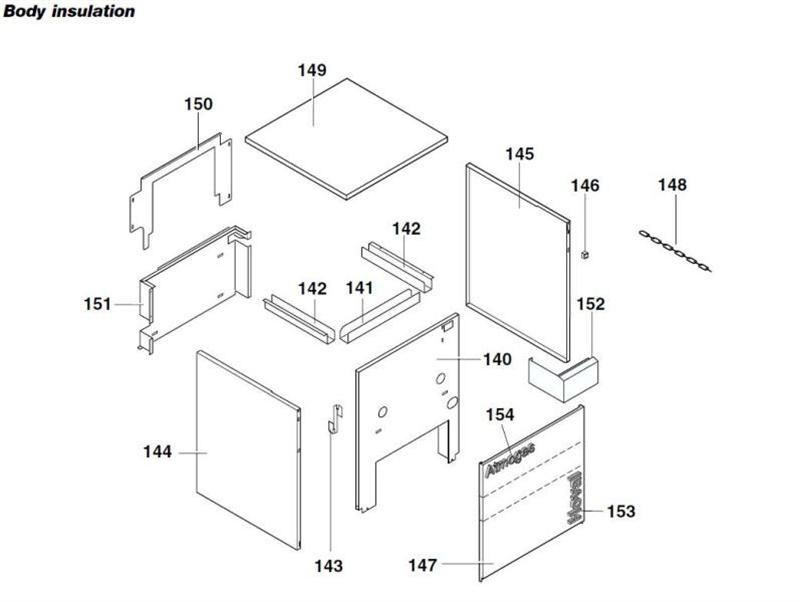 Exploded Diagram for CASE ASSEMBLY