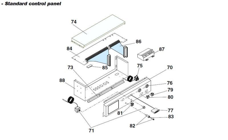 Exploded Diagram for CONTROL PANEL