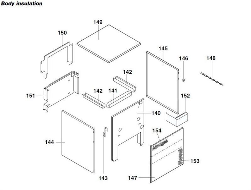 Exploded Diagram for CASE ASSEMBLY