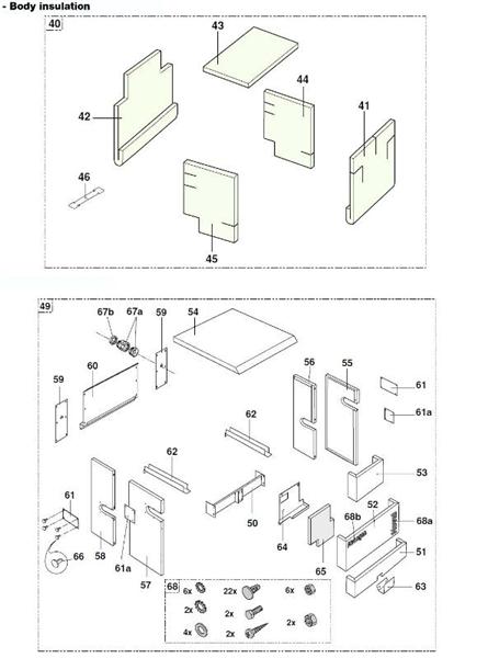 Exploded Diagram for CASE ASSEMBLY