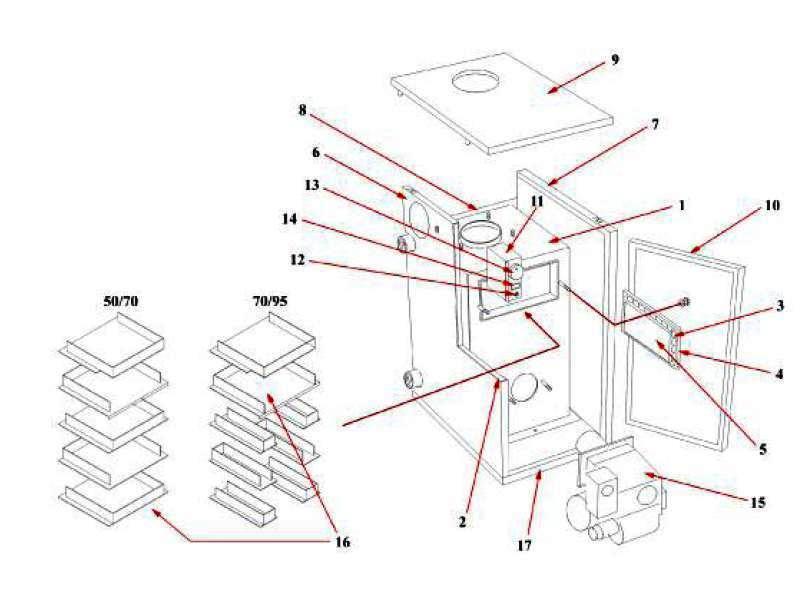 Exploded Diagram for BOILER ASSEMBLY