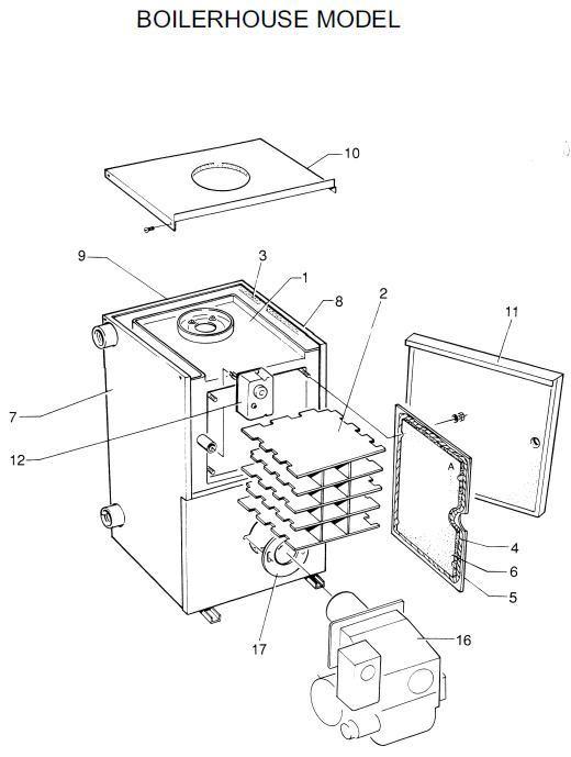 Exploded Diagram for BOILER ASSEMBLY