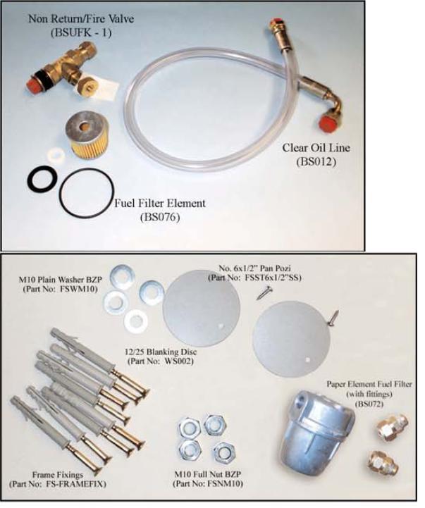 Exploded Diagram for FIXING KIT SET
