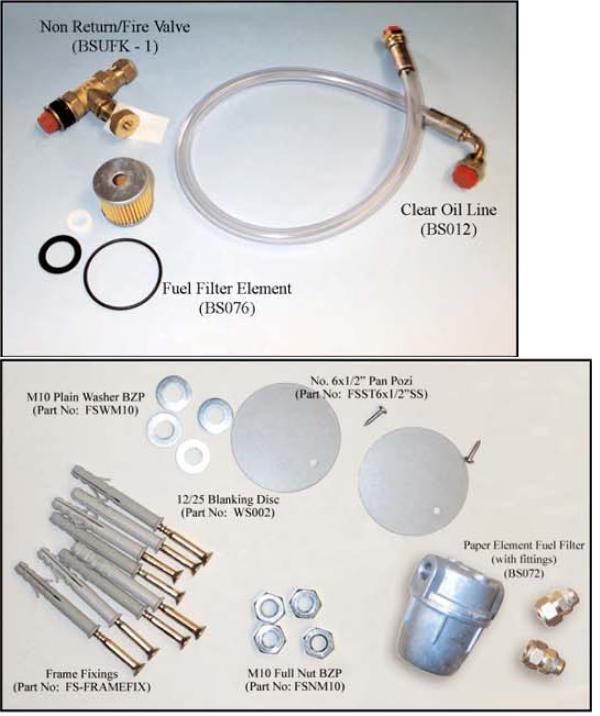 Exploded Diagram for FIXING KIT SET