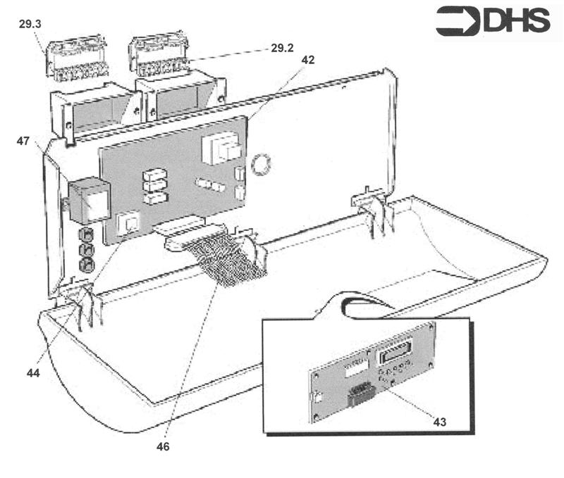 Exploded Diagram for CONTROL BOX ASSY CXSD