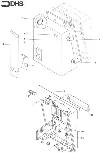 Exploded Diagram for CASING ASSY
