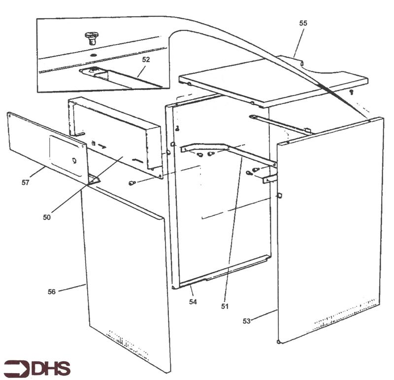 Exploded Diagram for CASING ASSY