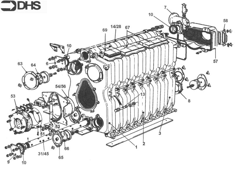 Exploded Diagram for BOILER BODY ASSY